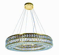 Люстра Ø800 x H1200, мм, 88W 3000-6000K, GOLD+CLEAR (Золото + Прозрачный Хрусталь) NewRgy 2786E/88W GOLD+CLEAR