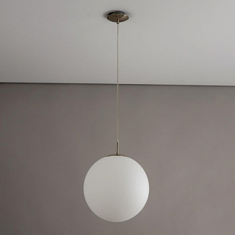 Светильник подвесной шар Citilux CL941301 серебро, диаметр 30 см