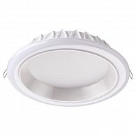 Встраиваемый светильник Novotech Joia 358280, 22W LED, 4000K, белый, вр 16 см