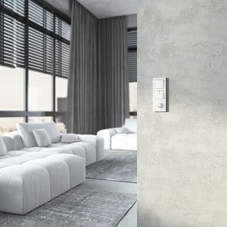 W1212001 Выключатель одноклавишный проходной, hammer белый Werkel, 4690389162039