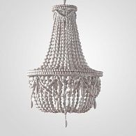 Люстра Anselme White Wood Large Chandelier 50*50*70 см, 5*E14*40W, ImperiumLoft 40.1934-0, Белый