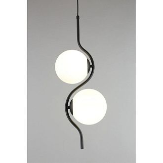 Подвесной светильник 22*80-160 см, 2*G9, 5W, Aployt Jagna APL.312.06.02, черный