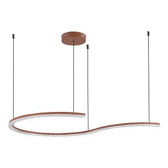 Подвесной светильник 84,6*124,5*-150 см, *LED, 65W, 4000K, ST-Luce Euclidics SL1018.603.01, коричневый