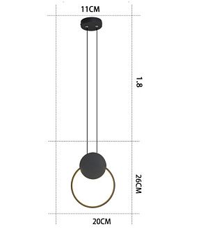 Подвесной светодиодный светильник Inodesign Mitch B 44.2026