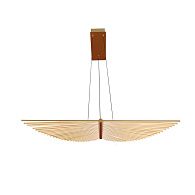 Подвесная люстра 27*150 см, 2*LED, 60W, 4000K, Favourite Vingar 4380-2P, золотой матовый