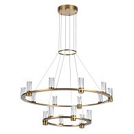 Подвесной светильник *5*200- см, 16*LED*93W, 3000K, Odeon Light Defance 7144/110L, бронзовый