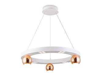 Светильник подвесной 60*12*120 см, LED 32W, 4200К, белый, золото Ambrella Comfort LineTech FL5959