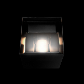 Уличный настенный светильник 10*10 см, 2*LED*3W 3000K LOFT IT Eterno 100011/A черный