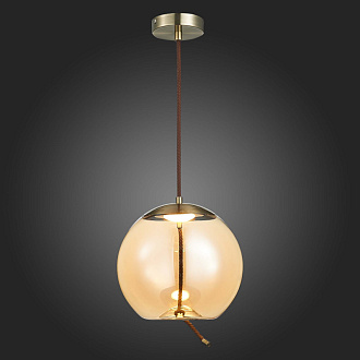 Люстра подвесная 30 см, 10W 3000K ST LUCE OZZIO SL6108.313.01 Бронза