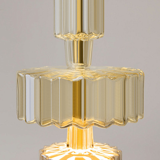 Подвесной светильник 15*15*360 см LED, 12W, 3000К, Maytoni LEVEL MOD253PL-L18BS3K2 латунный