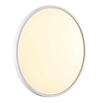 Cветильник 49,5*2,5 см, LED 40W, 3000/4000 К, IP40, белый, пластик Sonex Alfa White, 7659/40L