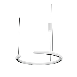 Подвесной светильник 62,5*62,5*315 см, LED, 20W, 3000К, Maytoni Motion MOD276PL-L20W3K белый