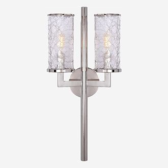 Бра Liaison Double Arm Sconce Хром 24*38*38 см, 2*E14*40W, ImperiumLoft 141645-26, Хром