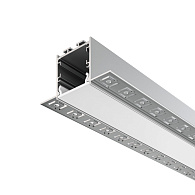 Алюминиевый профиль  Встраиваемый 2000*71,5*35 мм для светодиодной ленты Maytoni Led strip Серебро ALM-7135-S-2M
