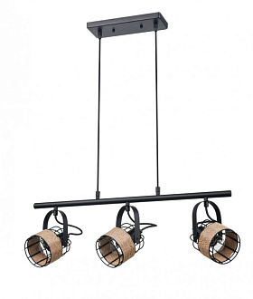 Подвесной светильник 16*66*175 см, 3*E27 черный Vele Luce Extra VL6472P23