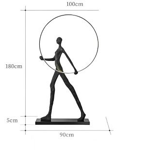 Торшер F-4500, 1000х1850 LED, W, 3000K, Alva Donna,