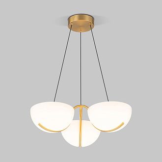 Подвесной светильник 58*58*150 см, LED*40W, 4000K, Eurosvet Emisfero 50083/3 LED, золото, a069300