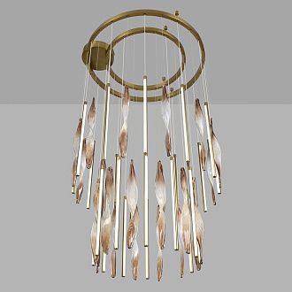 Светильник 76 см, 150W, 3500K, Odeon Light 5468/150L, латунь