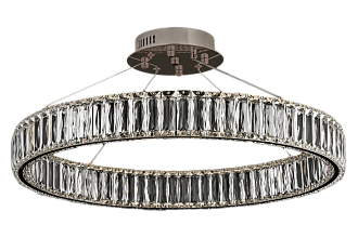 Люстра подвесная *60* см, Led лента*LED*52W, 3000/6000K, Dio D`arte Caneva Caneva L 1.5.60.100 N, Никель