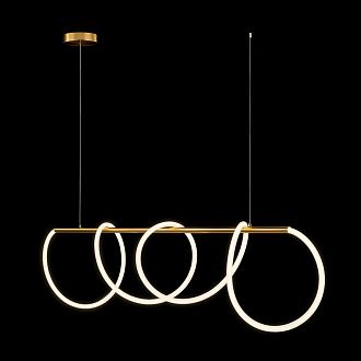 Подвесной светильник 150 см, 44W, 3000K, Loft IT Thread 10388P/B Brass, бронза