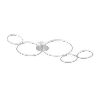 Накладная люстра 97*52*7 см, LED, 43W, 3000К-4000К, Maytoni Olympia MOD448CL-L40WK белый