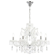 Люстра 70*54 см, 6*E14*60W Хром/белый Crystal Lux BLANCA re SP6