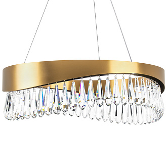 Подвесная люстра 62*150 см, LED, 30W, 3000K Lightstar Helio 703163, золотой