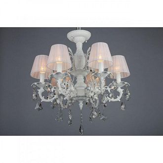 Люстра 65*65-180 см, 6*E14, 40W, Omnilux Omnilux 308 OML-30807-06, белый