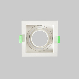 Встраиваемый светильник 9 см, Crystal Lux CLT 069C1 WH, белый, вр 8 см