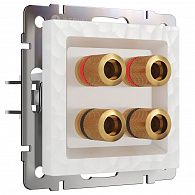 W1285001 Акустическая розетка, hammer белый Werkel, 4690389163104