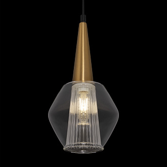 Светильник 15 см, Freya Copita FR8007PL-01GB, золото-черный