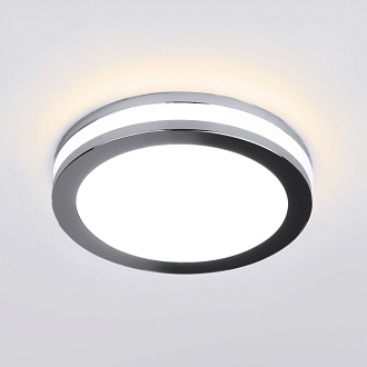 Встраиваемый светодиодный светильник хром DSKR80 5W 4200K Elektrostandard