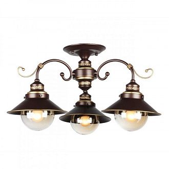 Люстра 61*61*35 см, 3*E27, 60W, Omnilux Omnilux 504 OML-50407-03, коричневый