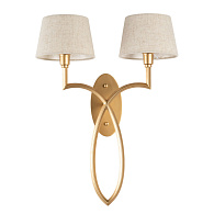 Бра Divinare Florence 6819/19 AP-2, матовое золото