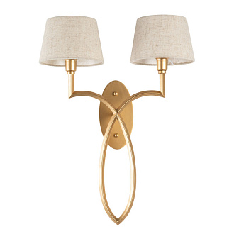 Бра Divinare Florence 6819/19 AP-2, матовое золото