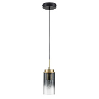 Подвесной светильник 10*80 см, 1*E14 Lumion ISHA 8101/1A черный, бронза