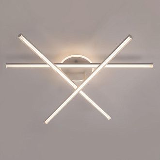 Люстра потолочная с пультом 94*14 см, LED 75W 3000-5500K Citilux Trent CL203630 белый