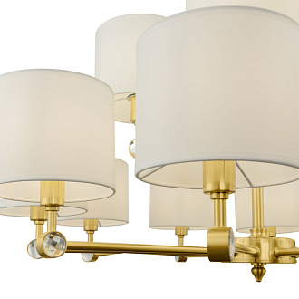 Подвесная люстра Maytoni Alloro MOD088PL-15BS, диаметр 90 см, латунь
