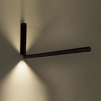 Настенный светильник 128 см, 52W, 3000K, Odeon Light Delta 7023/52WL, черный