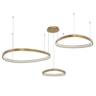 Светильник 160 см, 240W, 3000-5500K, Citilux GENKA SMART CL756A092, золото