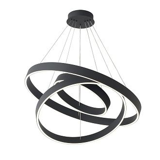 Люстра *40*5-155 см, *LED*158W, 3000-6000K, Crystal Lux Tron TRON SP158W LED BLACK, Черный