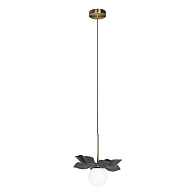 Подвесной светильник 27*34,5 см, 1*G9 Loft it Monro 10213/B Black