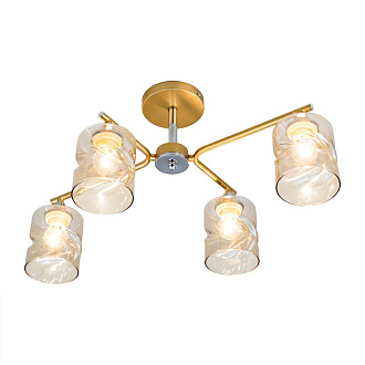 Люстра Citilux Клод CL137142 золото