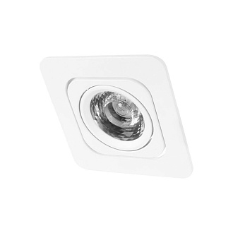 Встраиваемый светильник 10*10*7 см, 1*LED*12W 4000K LOFT IT Screen 10328/A White белый, вр 7*8,5 см