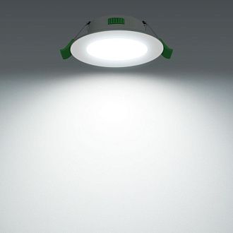 Врезной светильник 8,6*3 см, 1*LED, 5W, 6500K, Favourite Optima 4644-1C, белый