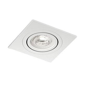Встраиваемый светильник 9,3*9,3*2,4 см, 1*GU5.3*15W, Denkirs Prime DK-DH2021-WH, белый