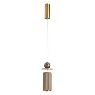 Светильник 8 см, 10W, 3000K, Odeon Light 5475/10LD, латунь-мрамор-керамика