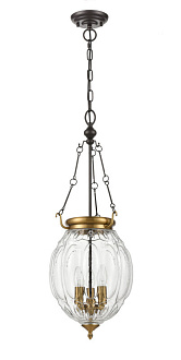 Подвесной светильник  28*170 см, 3*E14 коричневый, бронза Vele Luce Helen VL4266P23