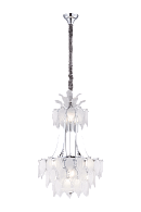 Люстра Ø430 x H650, мм, 12*40W (480W), CHROME+WHITE (Хром+Белый) NewRgy 8775/12L-CR CHROME+WHITE