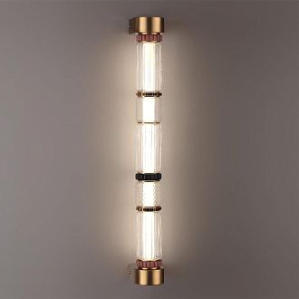 Настенный светильник 60 см, 22W, 4000K, Odeon Light L-Vision Collier 5455/18WL, латунь